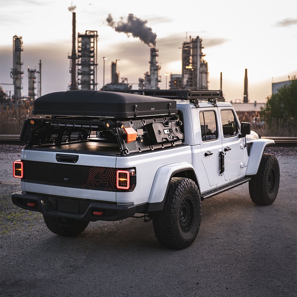 19-25 Jeep Gladiator JT NOVA-Series Prismatic LED Tail Lights Alpha-Black | AlphaRex