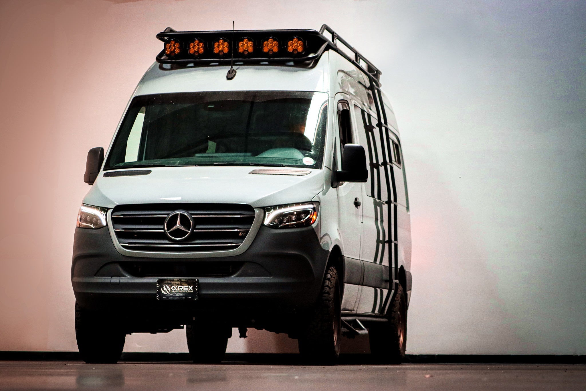 19-25 Mercedes-Benz Sprinter NOVA-Series LED Projector Headlights Alpha-Black | AlphaRex