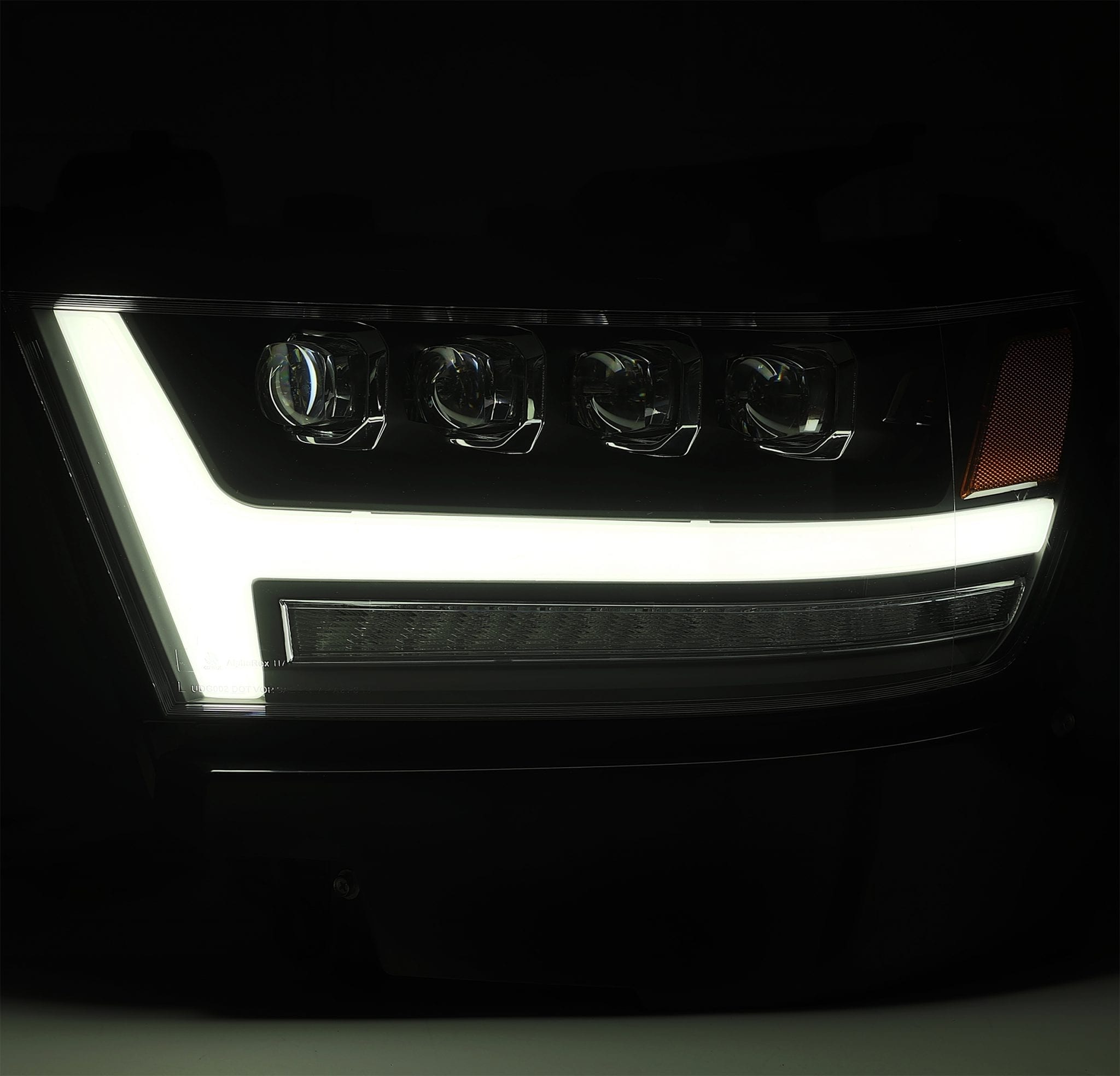 19-24 Ram 1500 NOVA-Series LED Projector Headlights Chrome | AlphaRex