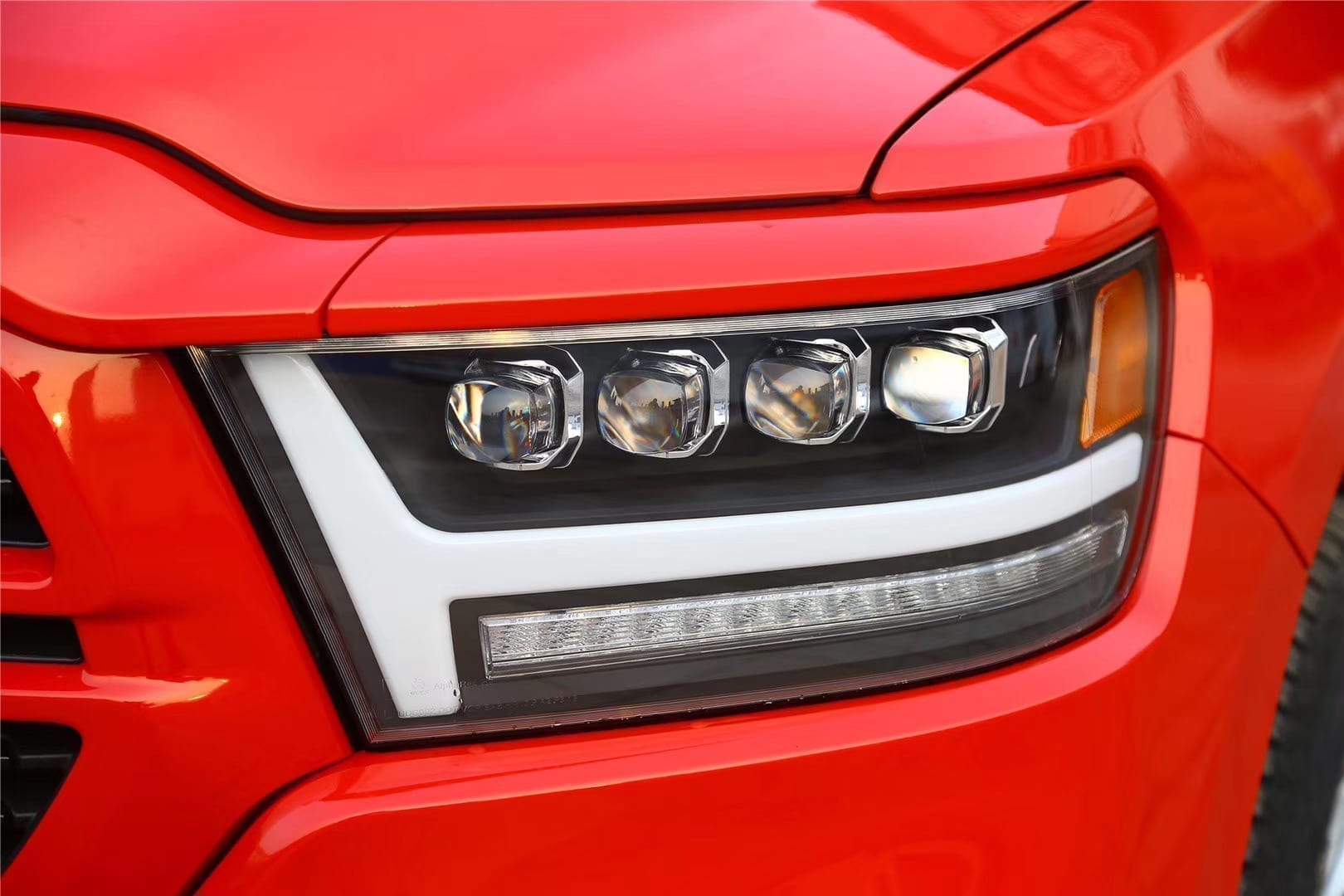 19-24 Ram 1500 NOVA-Series LED Projector Headlights Chrome | AlphaRex