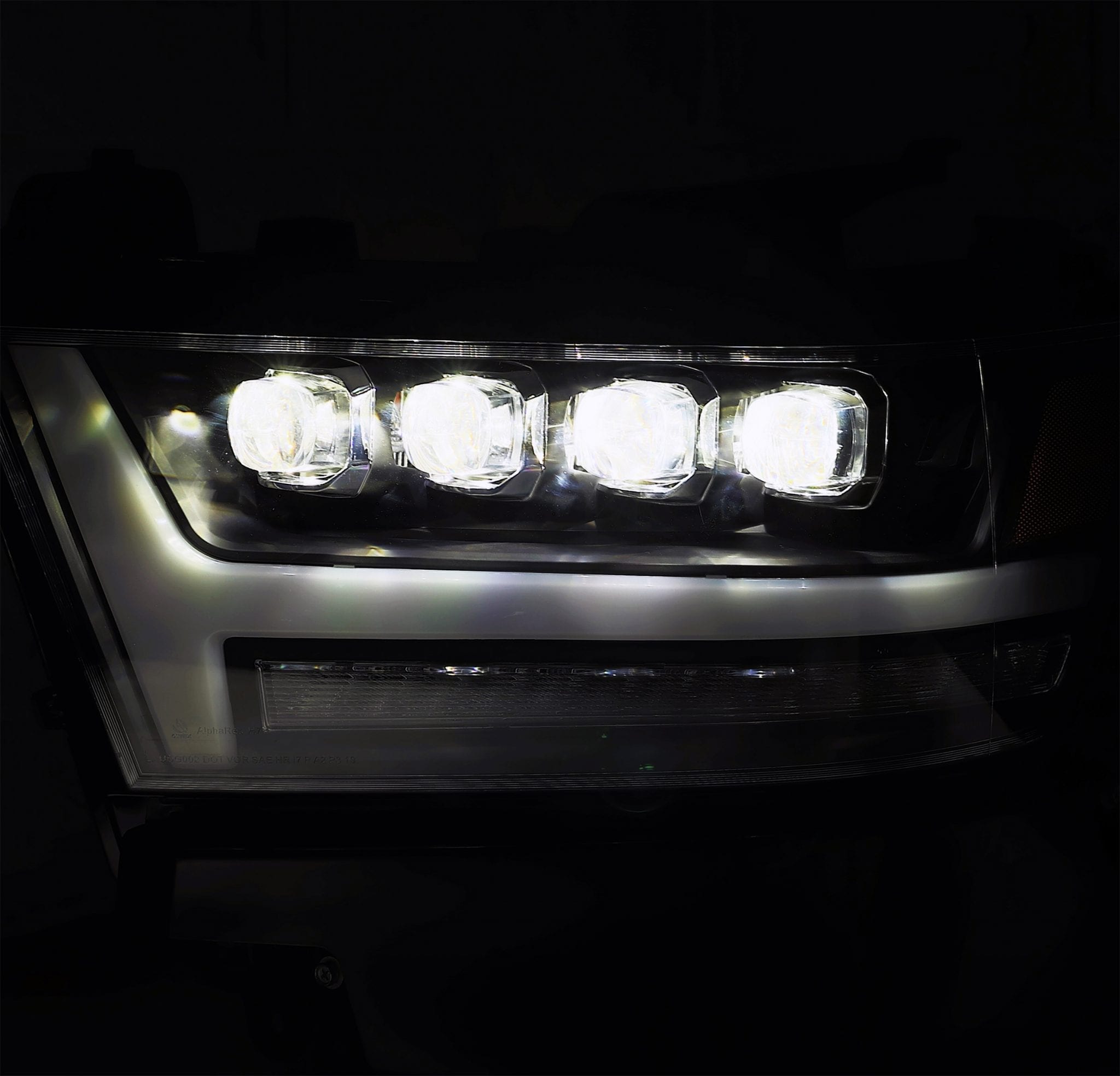 19-24 Ram 1500 NOVA-Series LED Projector Headlights Chrome | AlphaRex