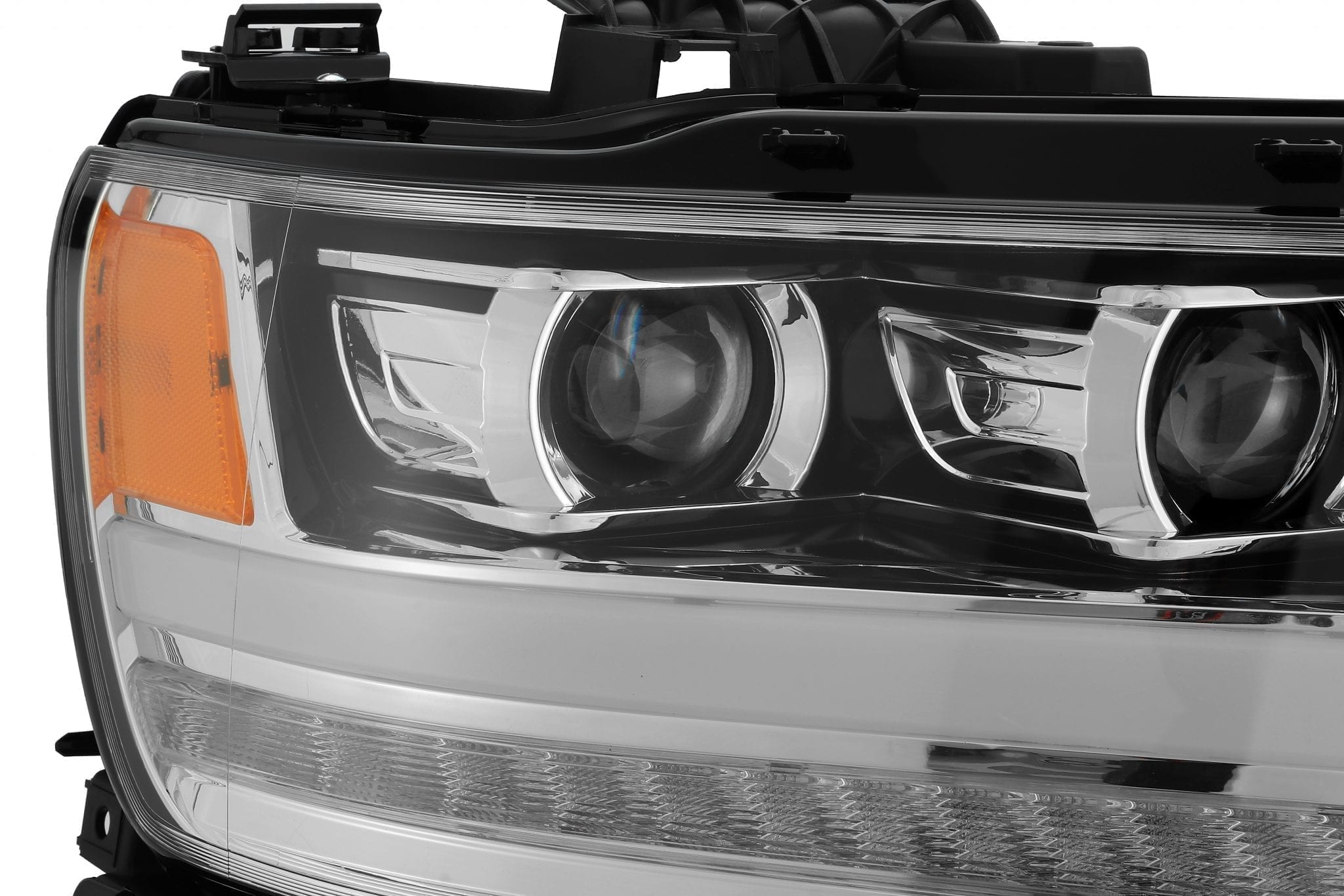 19-24 Ram 1500 PRO-Series Halogen Projector Headlights Chrome | AlphaRex