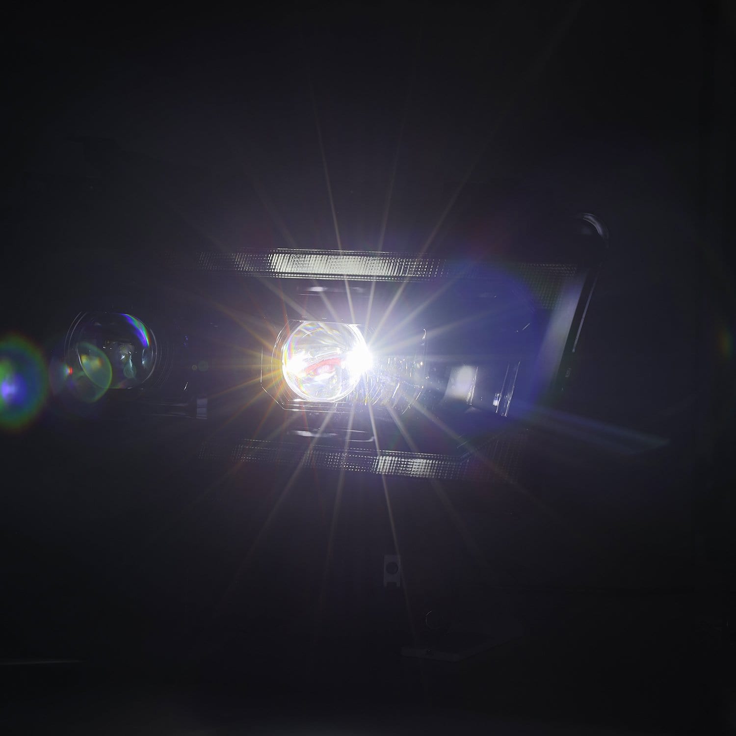 19-24 Ram 2500/3500/4500/5500 LUXX-Series LED Projector Headlights Alpha-Black | AlphaRex