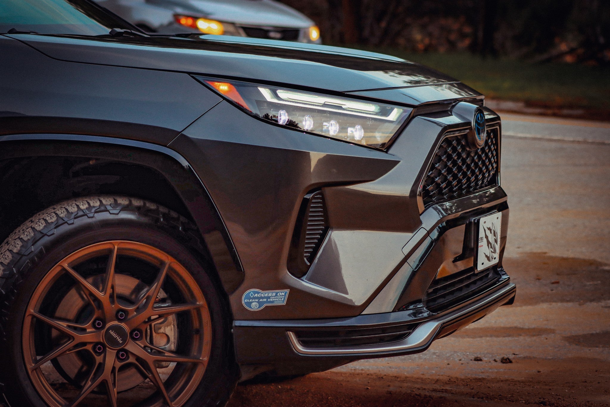 19-25 Toyota RAV4 (High Trim) NOVA-Series LED Projector Headlights Alpha-Black | AlphaRex