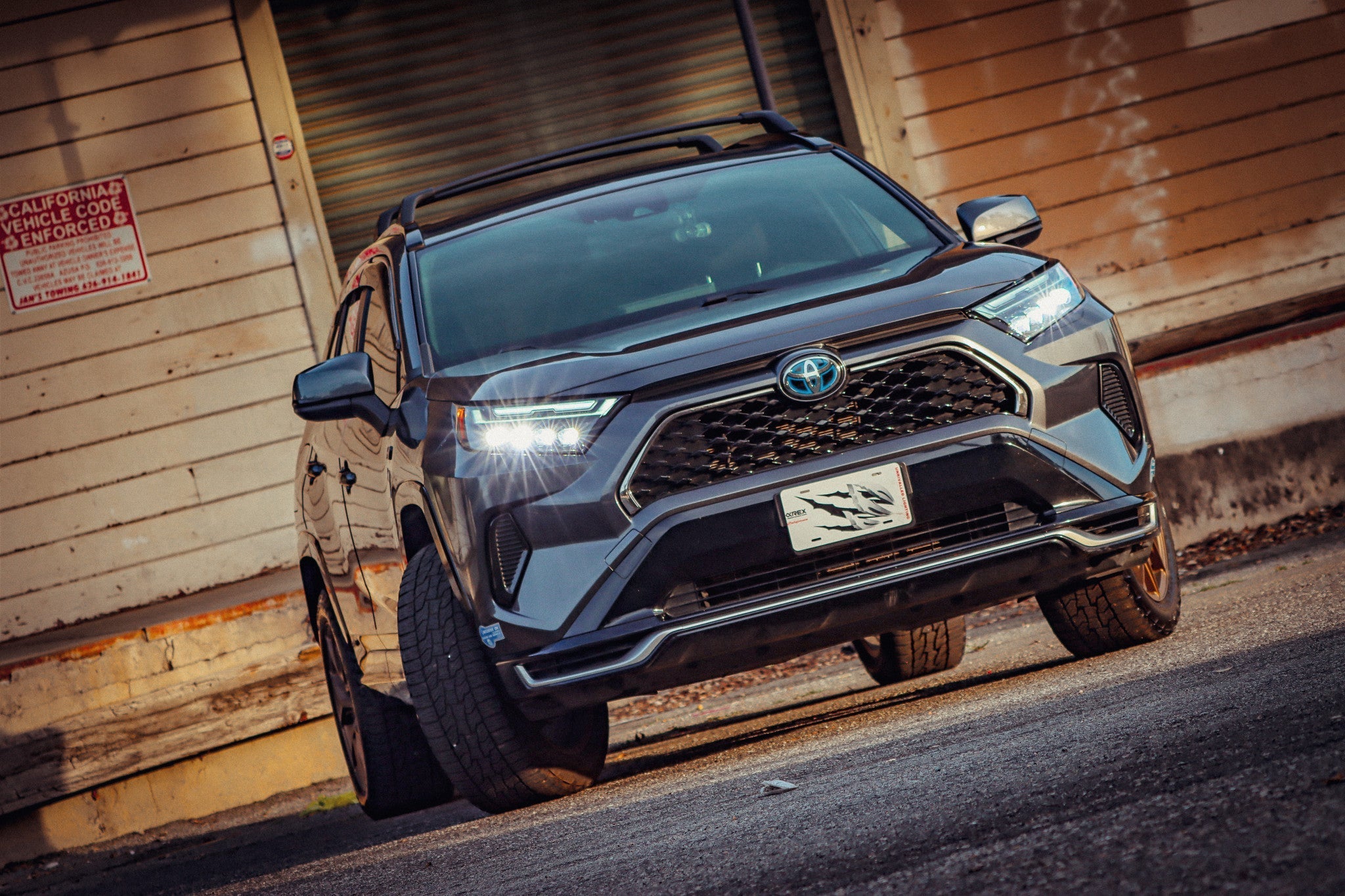 19-25 Toyota RAV4 (High Trim) NOVA-Series LED Projector Headlights Black | AlphaRex