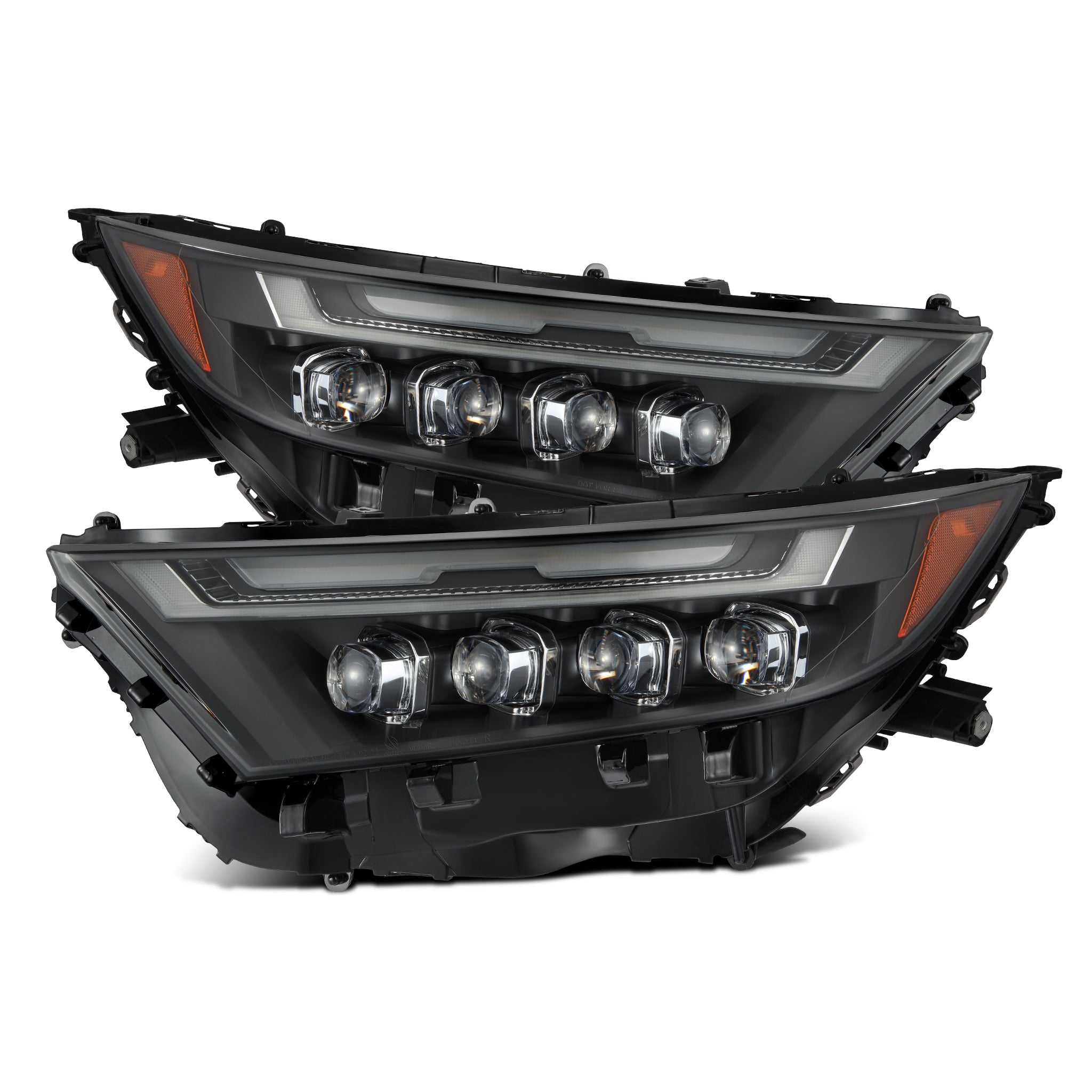 19-25 Toyota RAV4 (High Trim) NOVA-Series LED Projector Headlights Black | AlphaRex