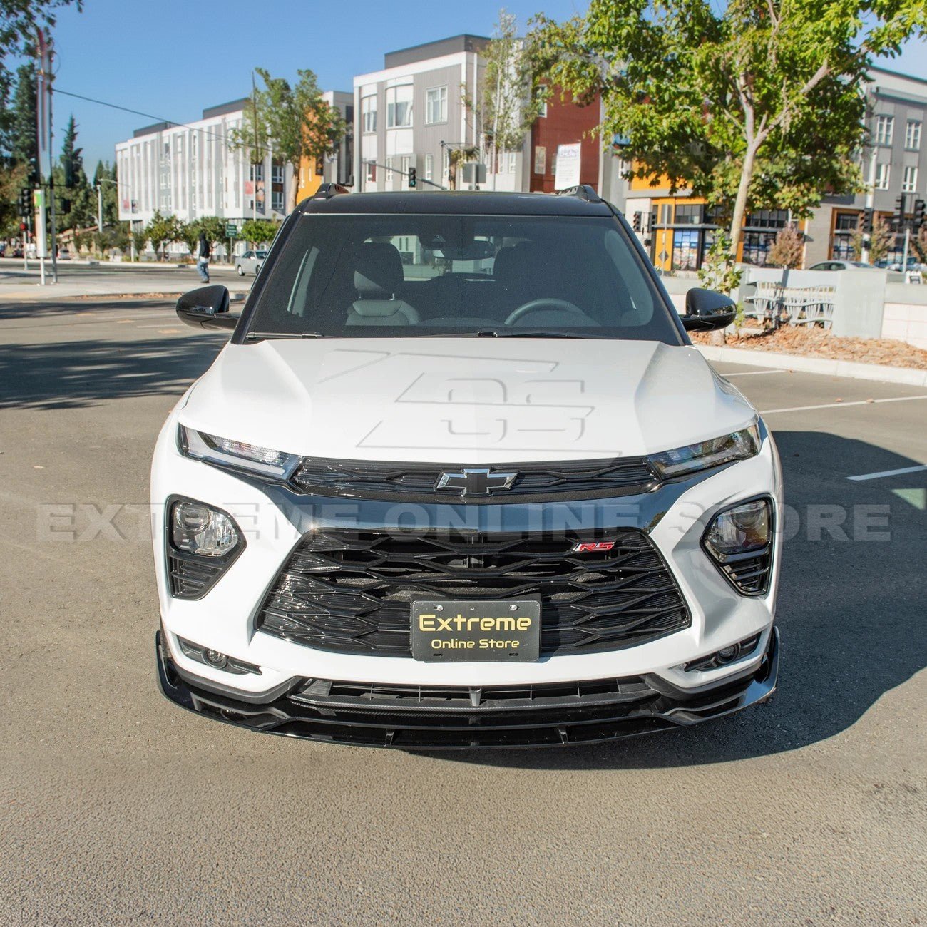 Chevrolet Trailblazer RS Performance Style Gloss Black / Matte Black Front Lip Splitter 2021-2023
