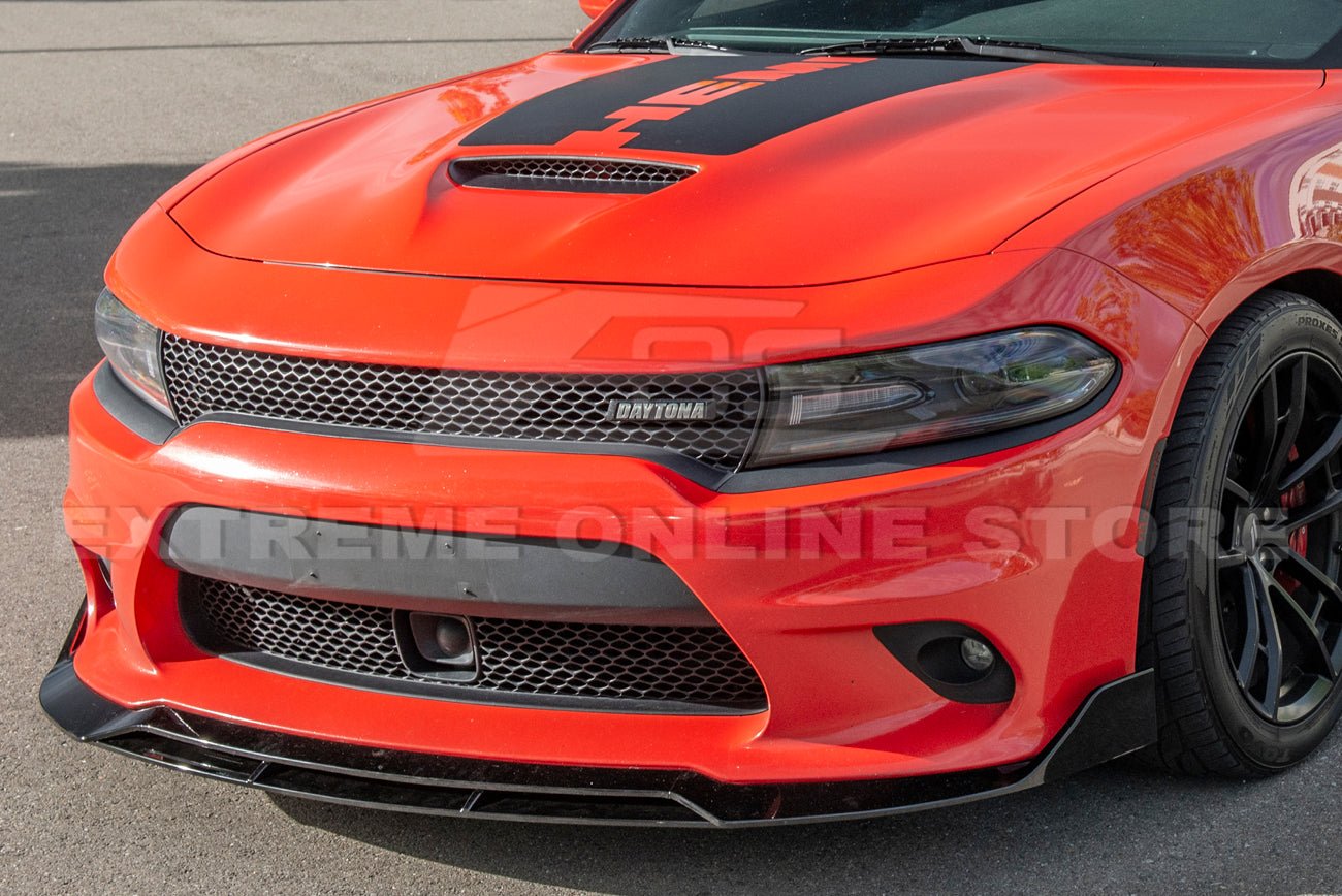 Dodge Charger LD SRT Style Front Splitter Side Skirts Rocker Panel Kit 2015-Up