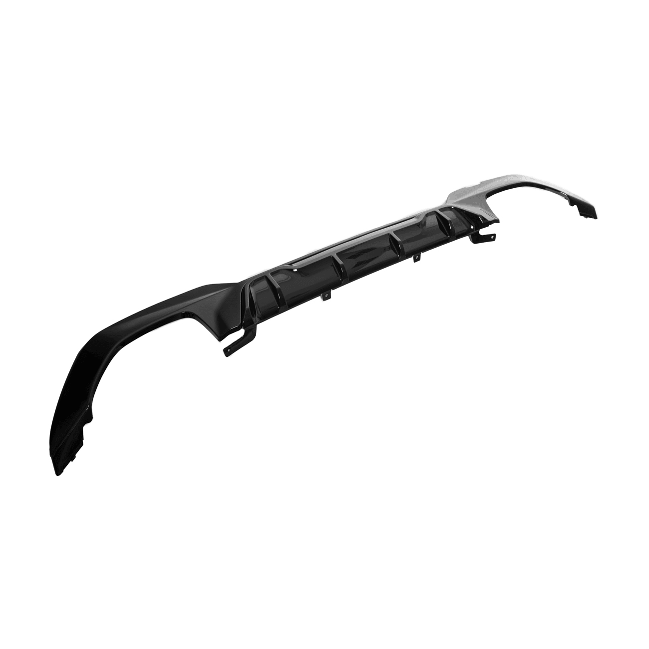 BMW G20 M340i M Performance Style Gloss Black Rear Bumper Lower Diffuser 2019-Up