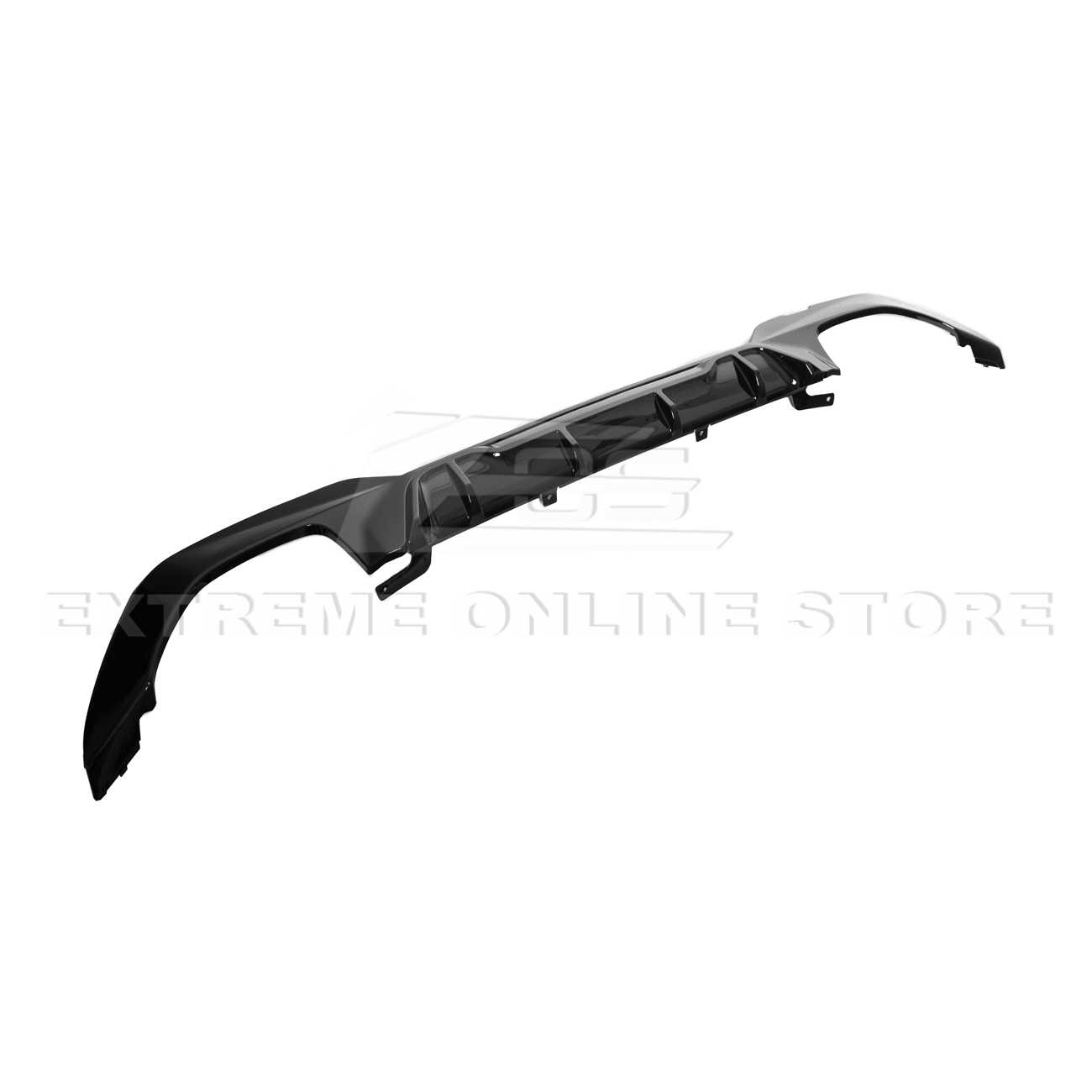 BMW G20 M340i M Performance Style Gloss Black Rear Bumper Lower Diffuser 2019-Up