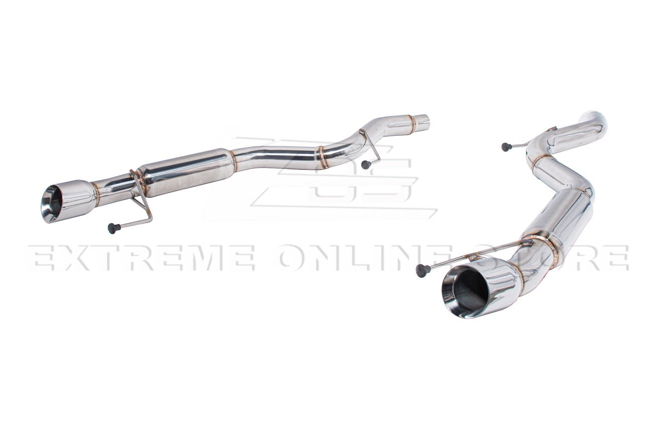 Ford Mustang S550 Axle Back Exhaust System Extreme Muffler 4 Inch Tips 2015-2023