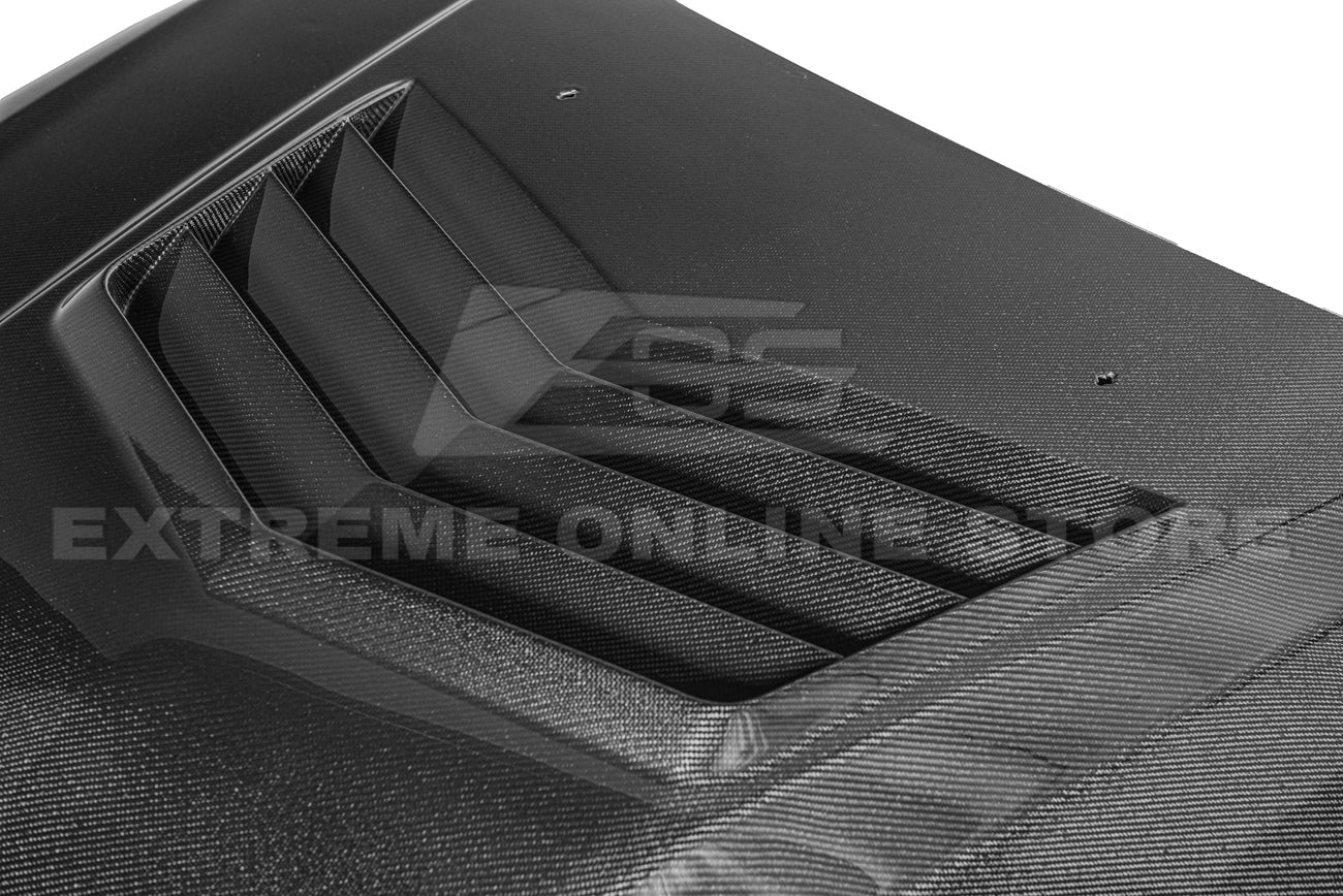 Cadillac CTS-V GMX322 Carbon Fiber Vented Front Hood 2009-2015