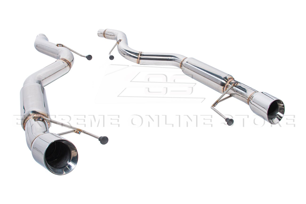 Ford Mustang S550 Axle Back Exhaust System Extreme Muffler 4 Inch Tips 2015-2023