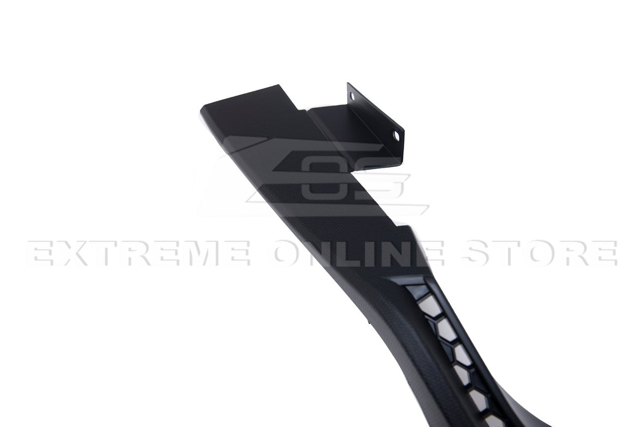 Ford Mustang S550 GT500 Style Rear Diffuser Quad Tips Primer Black 2018-2022