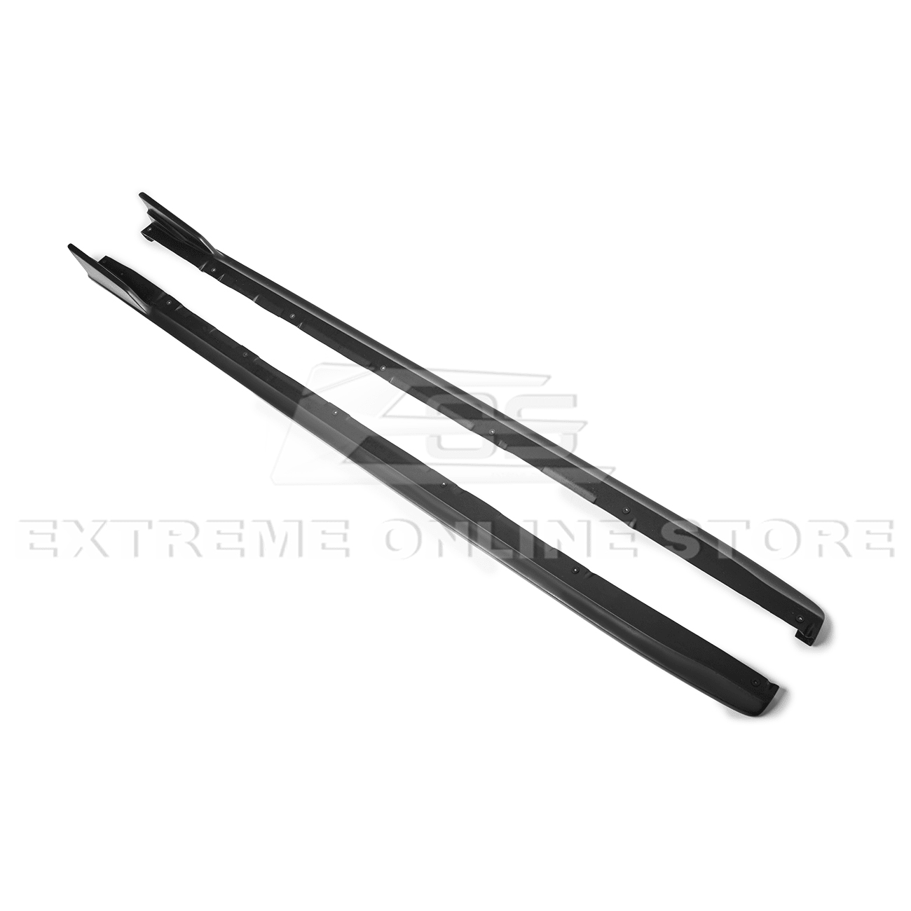 Subaru WRX STI VA CS Version 2 Carbon Fiber Primer Black Side Skirts Rocker Panels 2015-2021