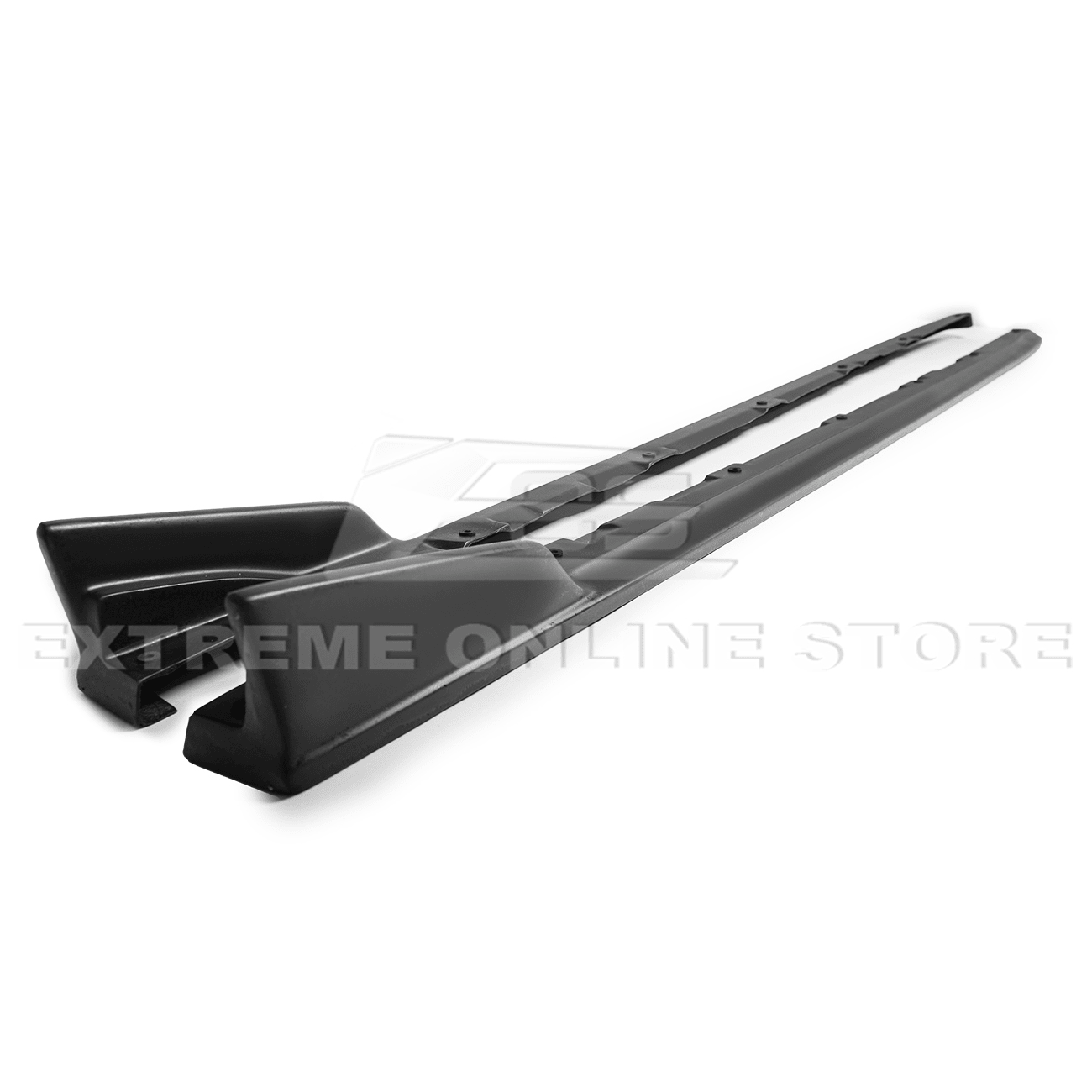 Subaru WRX STI VA CS Version 2 Carbon Fiber Primer Black Side Skirts Rocker Panels 2015-2021
