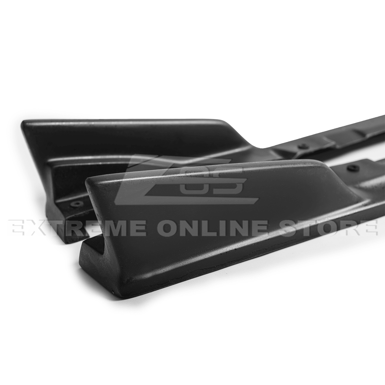 Subaru WRX STI VA CS Version 2 Carbon Fiber Primer Black Side Skirts Rocker Panels 2015-2021