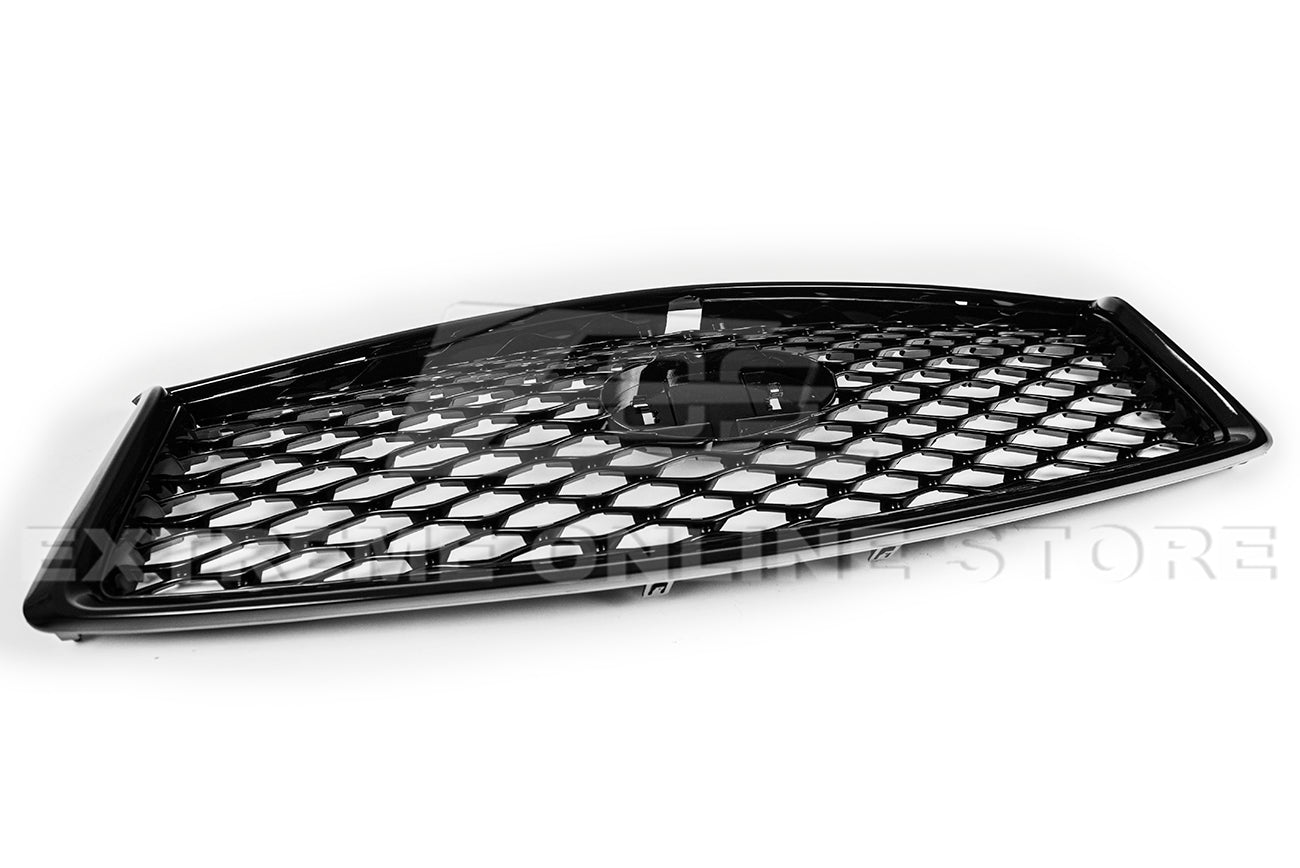 Infiniti Q50 Gloss Black Front Bumper Grille Cover 2018-Up