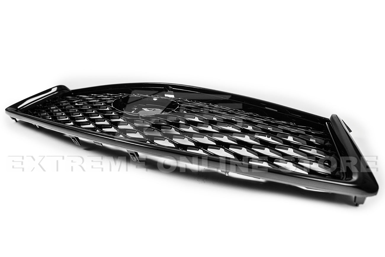 Infiniti Q50 Gloss Black Front Bumper Grille Cover 2018-Up
