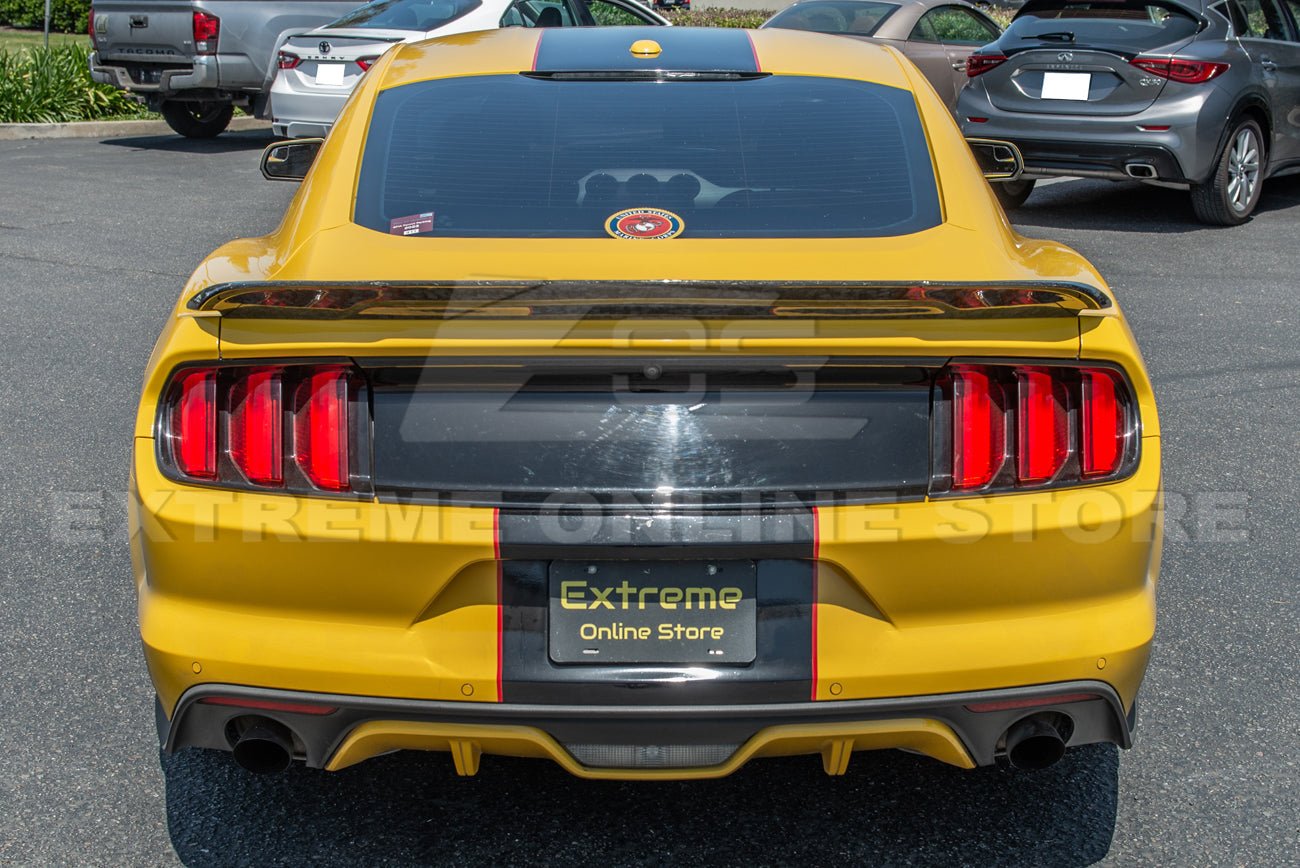 Ford Mustang S550 GT350 Style Carbon Fiber Rear Spoiler 2015-2023