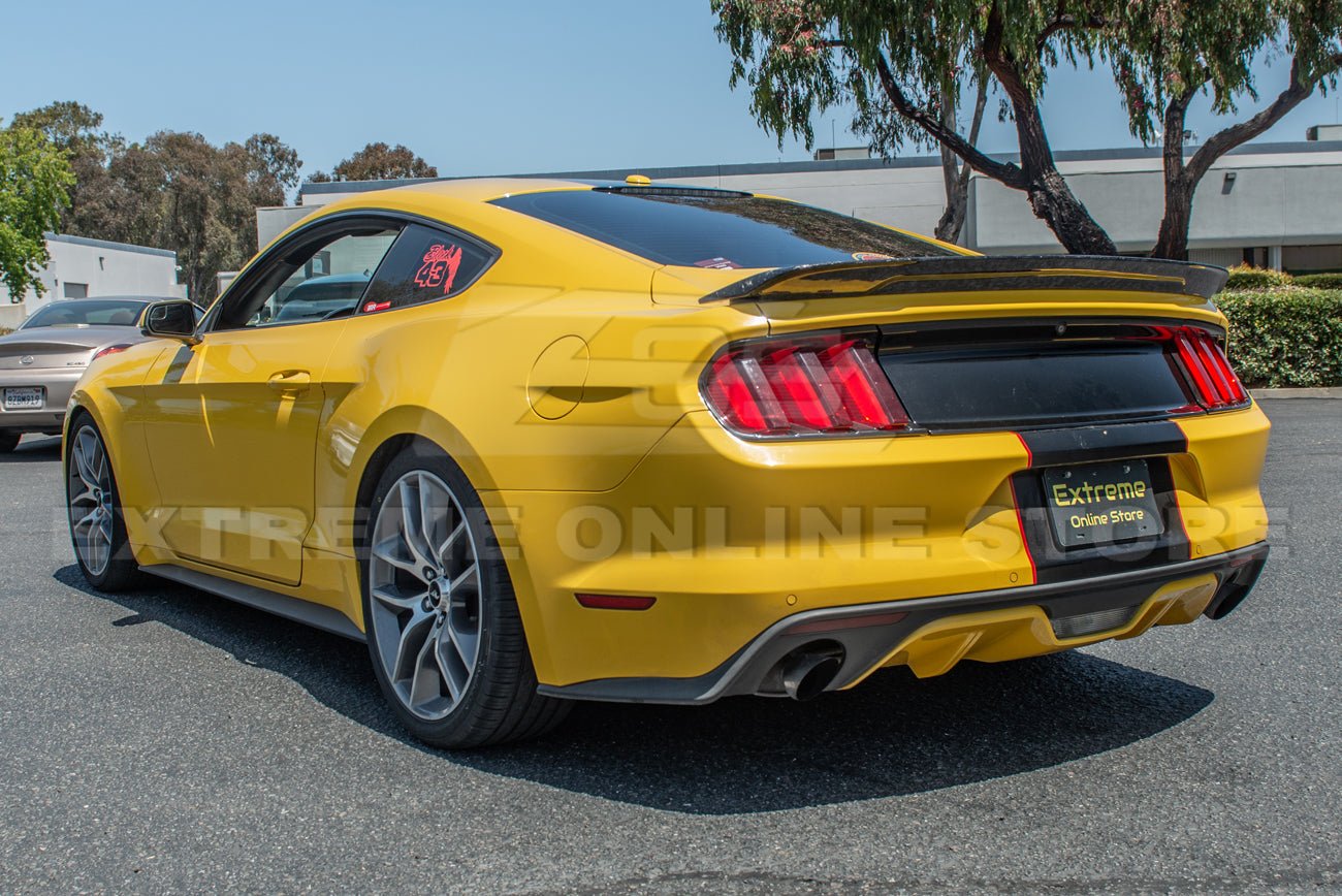 Ford Mustang S550 GT350 Style Carbon Fiber Rear Spoiler 2015-2023