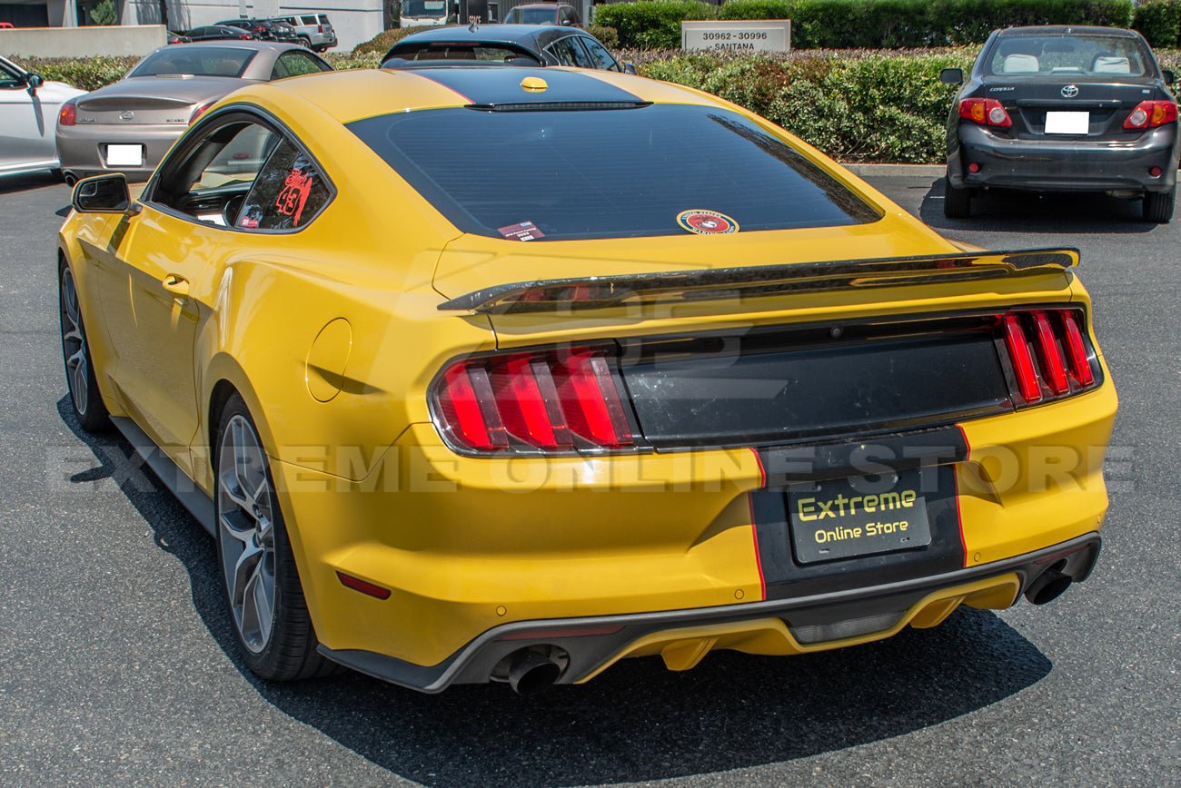 Ford Mustang S550 GT350 Style Carbon Fiber Rear Spoiler 2015-2023