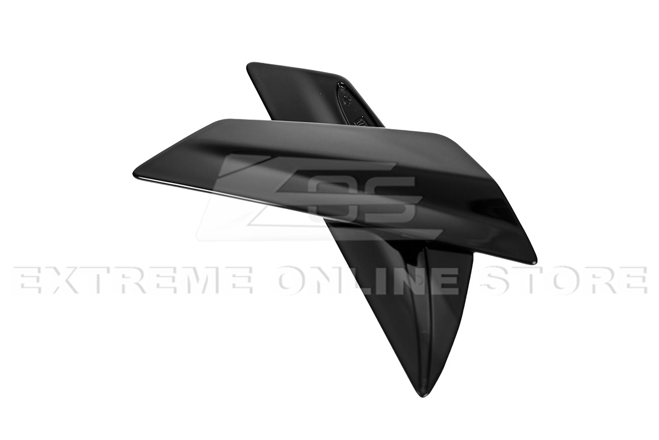 Chevrolet Camaro 6th Gen ZL1 1LE Style Gloss Black Carbon Fiber High Wing Rear Trunk Spoiler 2016-2024