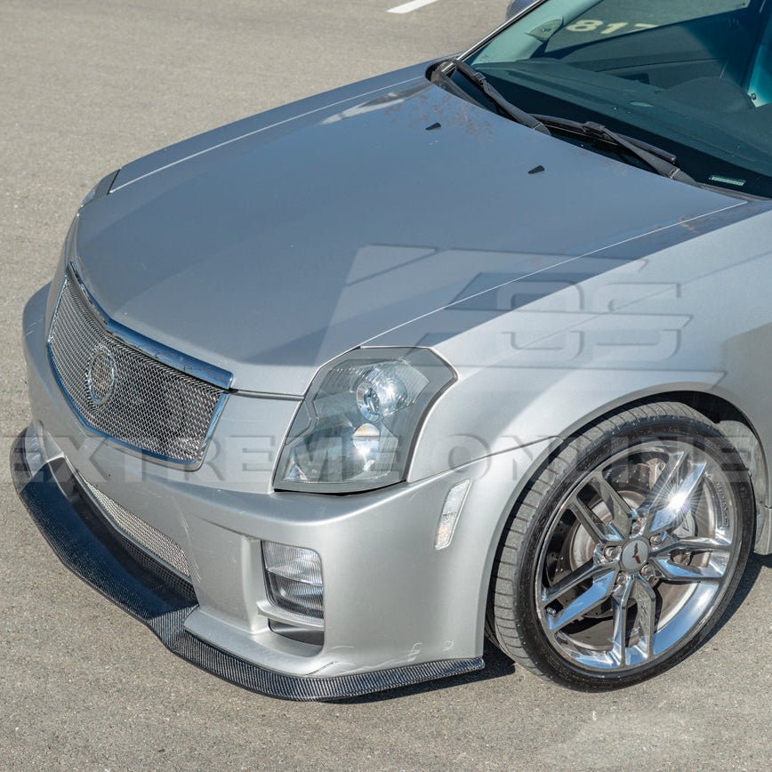 Cadillac CTS-V Carbon Fiber Front Lip Splitter 2003–2008