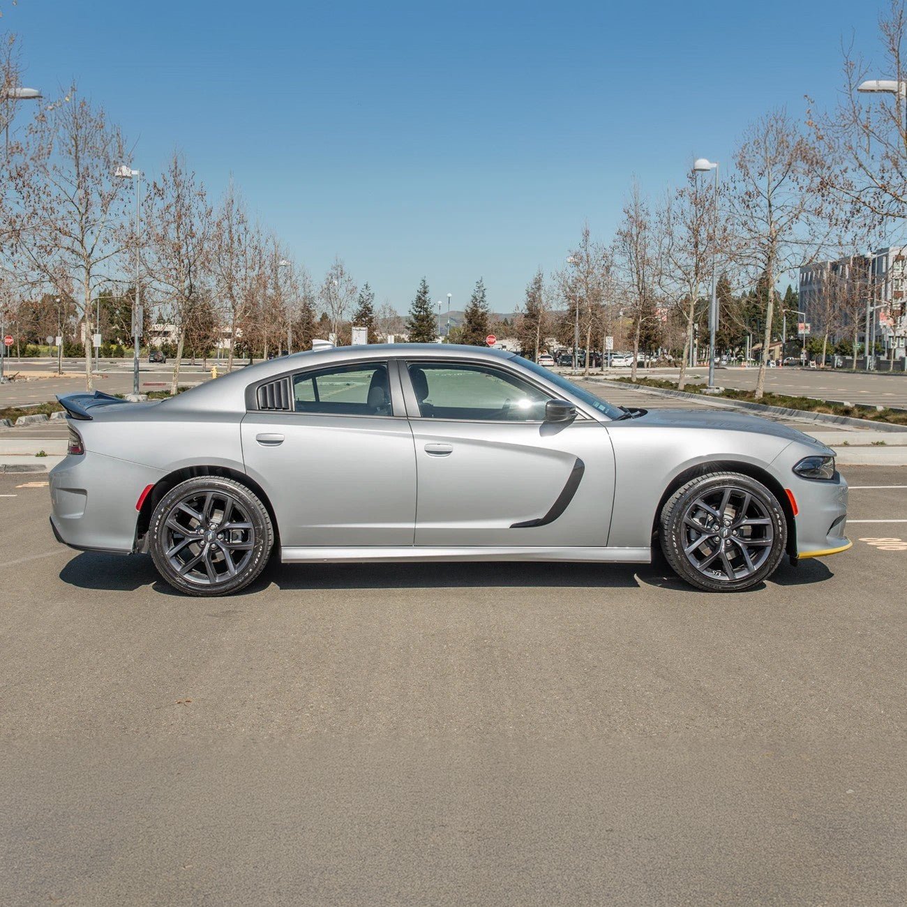 Dodge Charger LD EOS Performance Style Gloss Black Fender Scoop Door Vent Covers 2015-Present