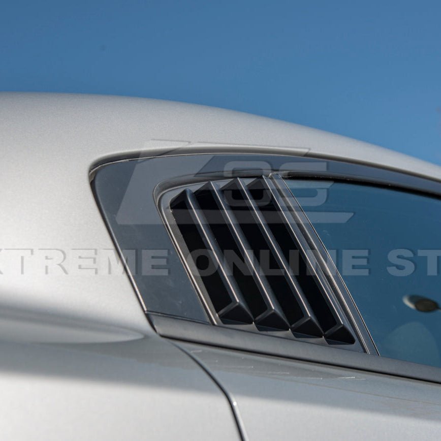 Dodge Charger Matte Black Rear Side Window Louver Sun Shade Cover 2015-Up