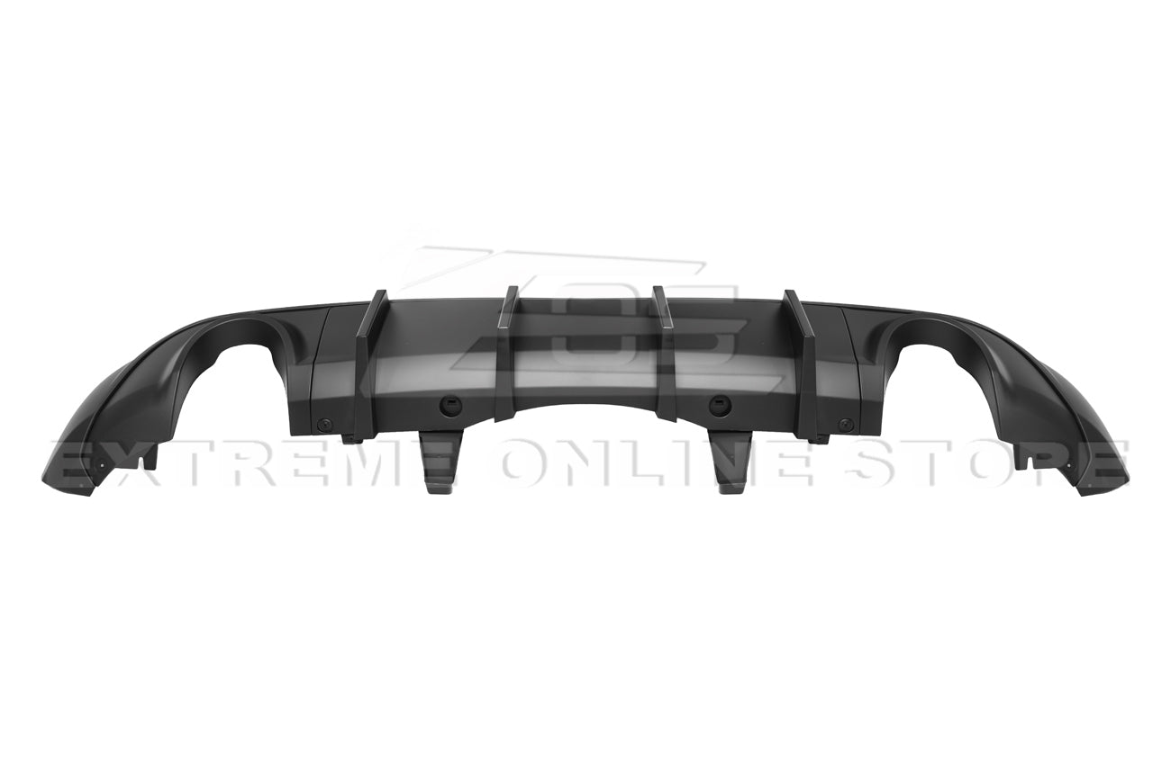 Dodge Durango WD Matte Black Rear Bumper Dual Exhaust Diffuser 2014-Up