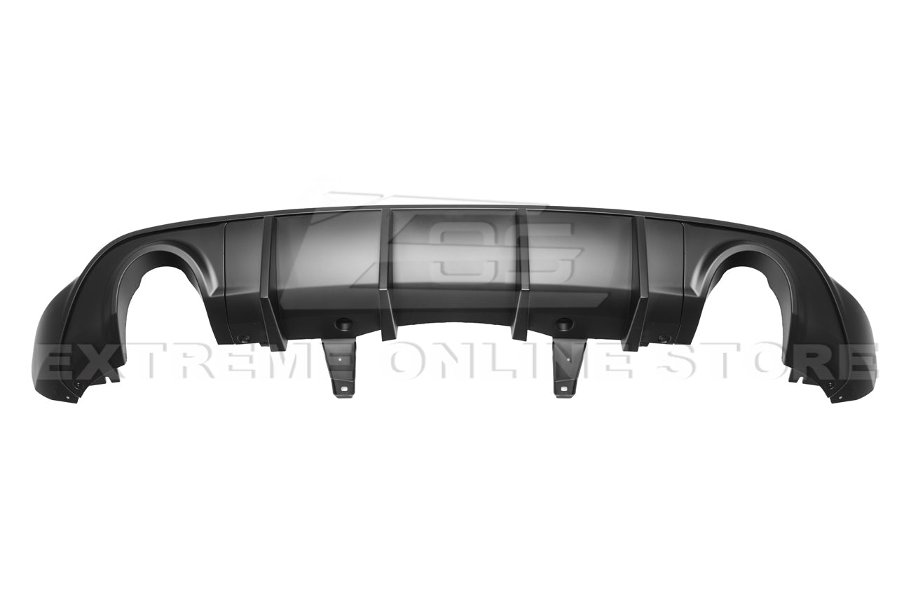 Dodge Durango WD Matte Black Rear Bumper Dual Exhaust Diffuser 2014-Up
