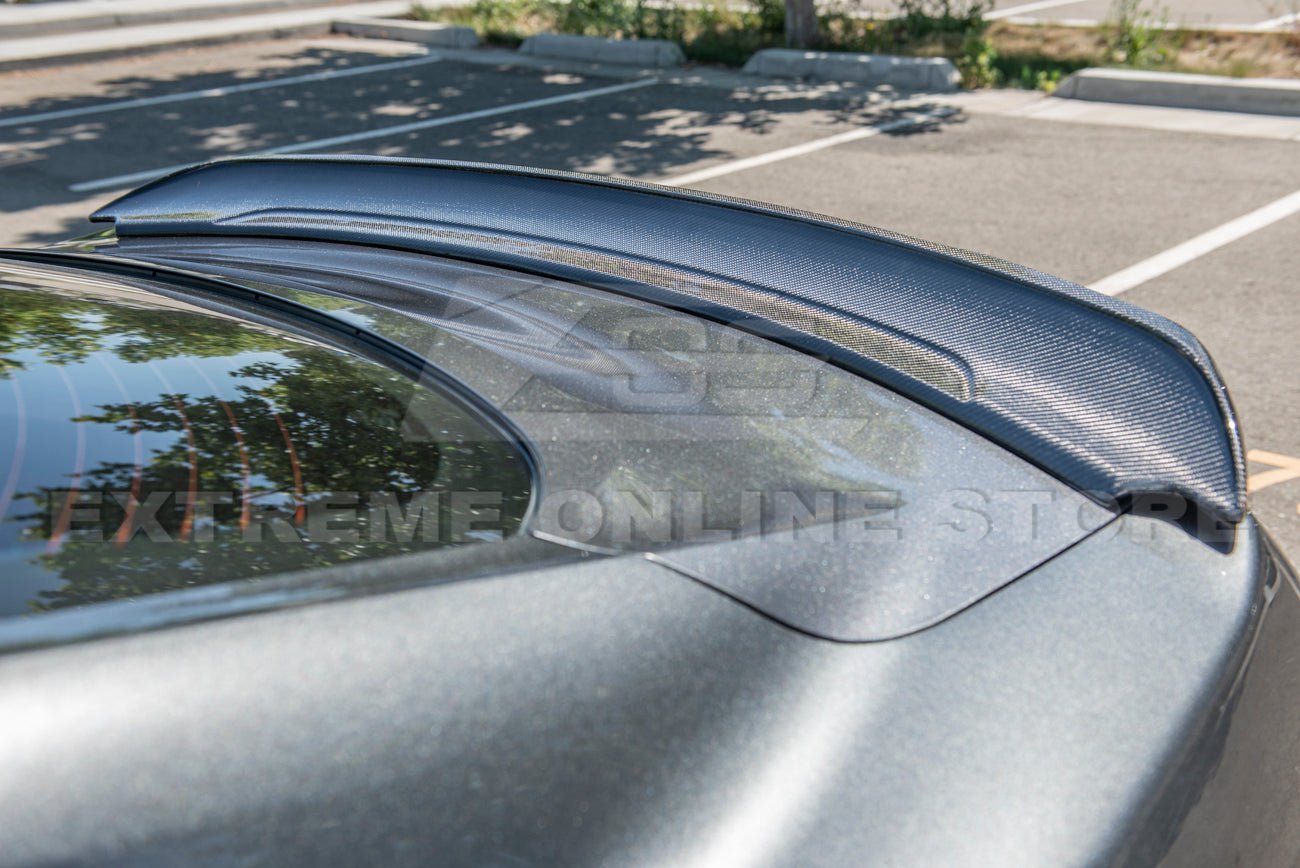 Ford Mustang S550 GT350 Style Carbon Fiber Rear Spoiler 2015-2023