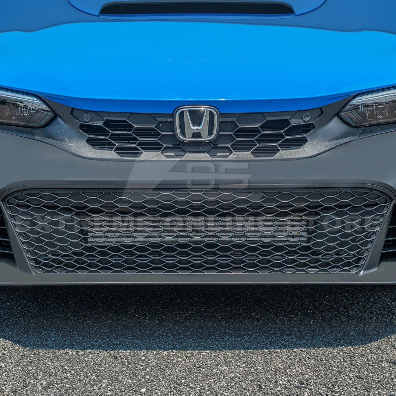 Honda Civic FE Type-R Style Primed Black Front Bumper Kit 2022-2024