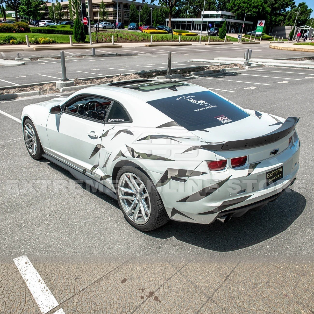 Chevrolet Camaro 5th Gen ZL1 Style Gloss Black Carbon Fiber Side Skirts 2010-2015