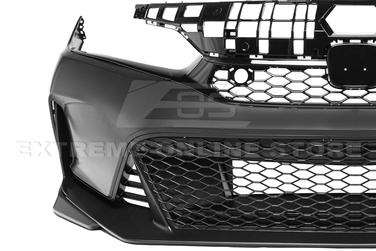 Honda Civic FE Type-R Style Primed Black Front Bumper Kit 2022-2024
