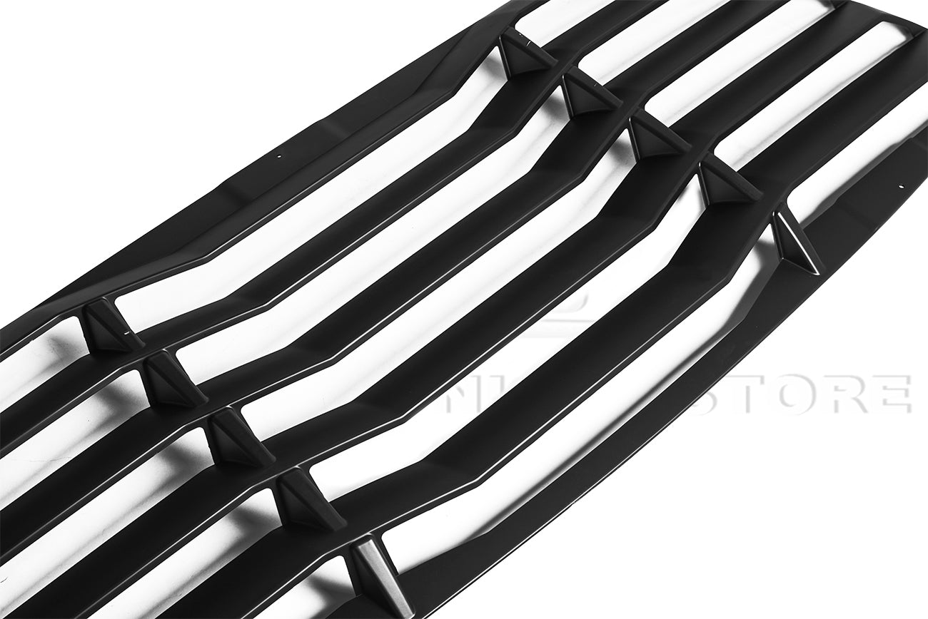 Dodge Challenger LC Primer Black Rear Window Louver Sun Shade Cover 2008-Up