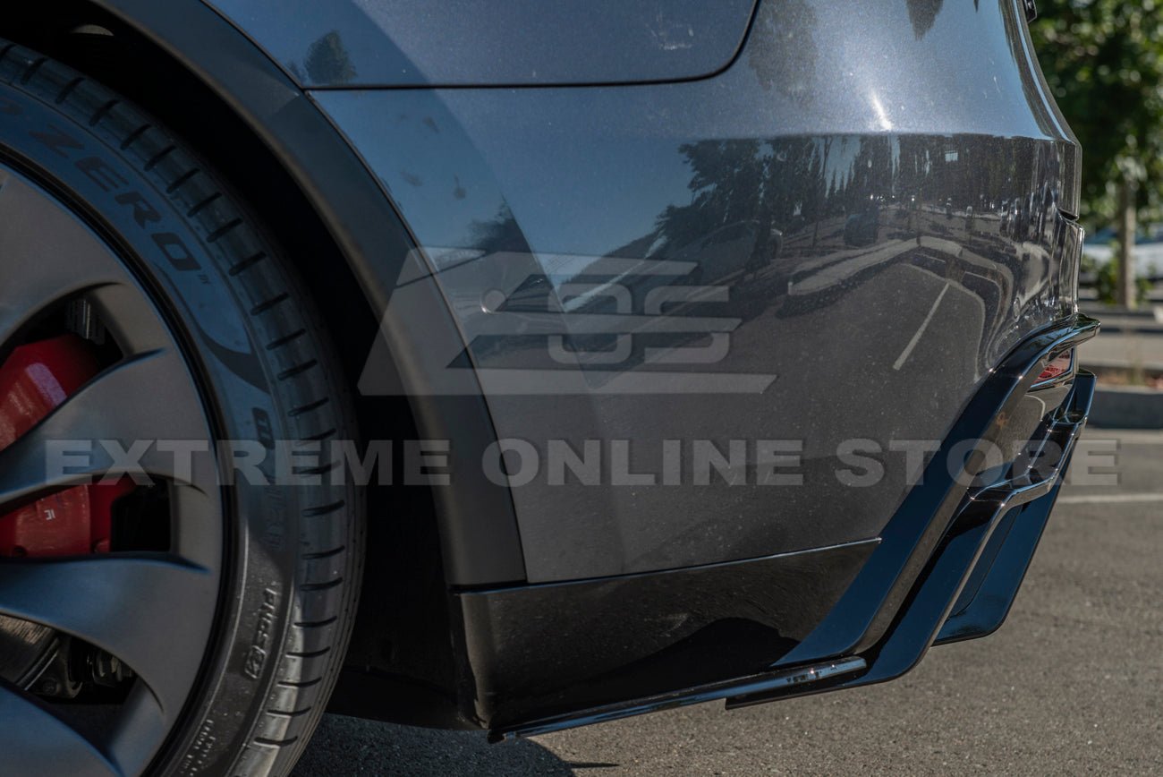 Tesla Model Y Performance Style Gloss Black Rear Bumper Diffuser 2020-2024