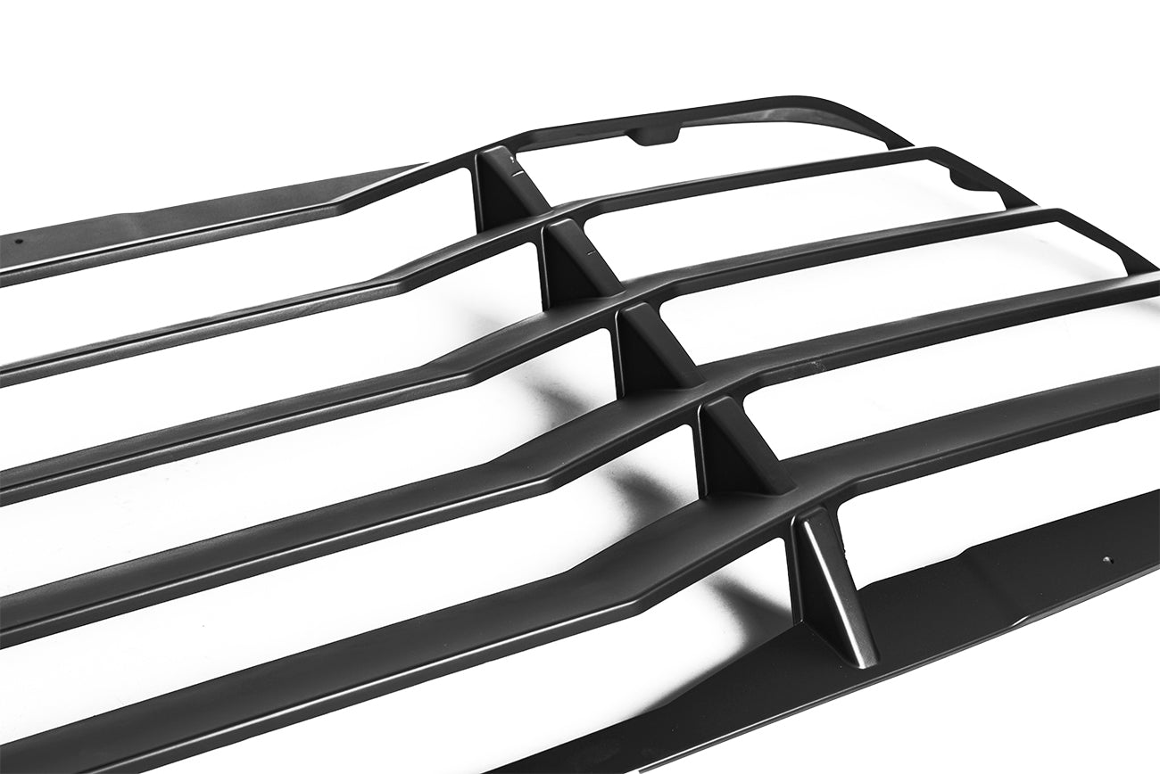Dodge Challenger LC Primer Black Rear Window Louver Sun Shade Cover 2008-Up
