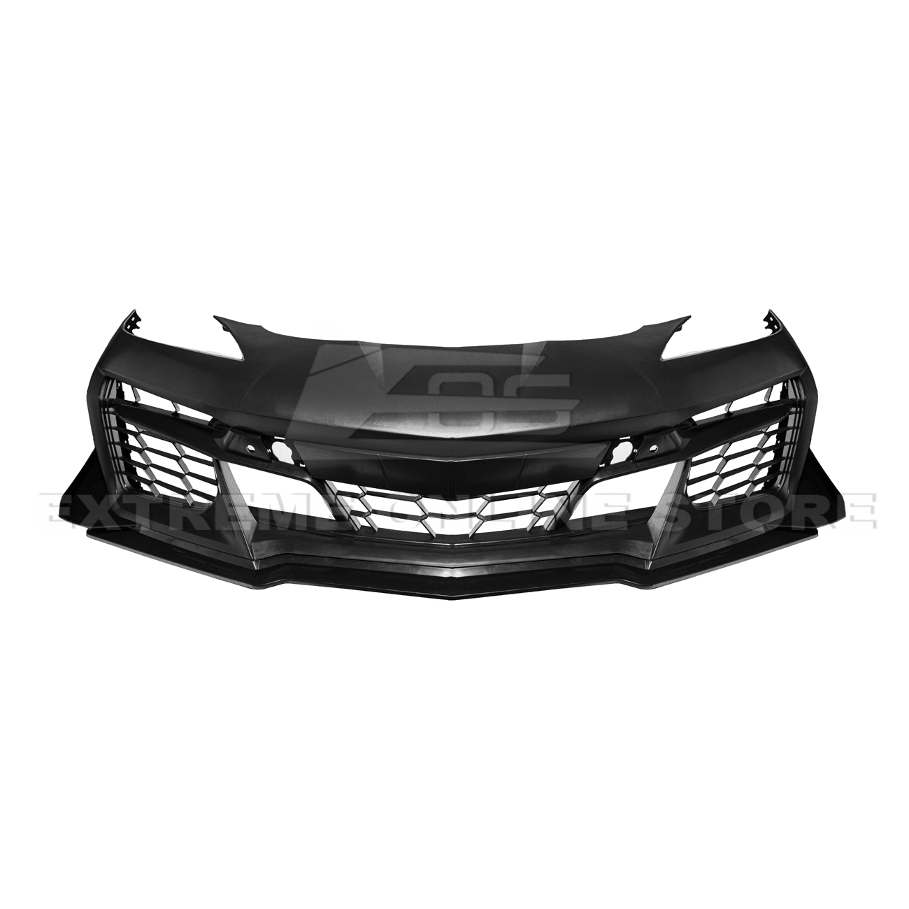Chevrolet Corvette C8 Z06 Conversion Style Unpainted Front Bumper Kit 2020-2024