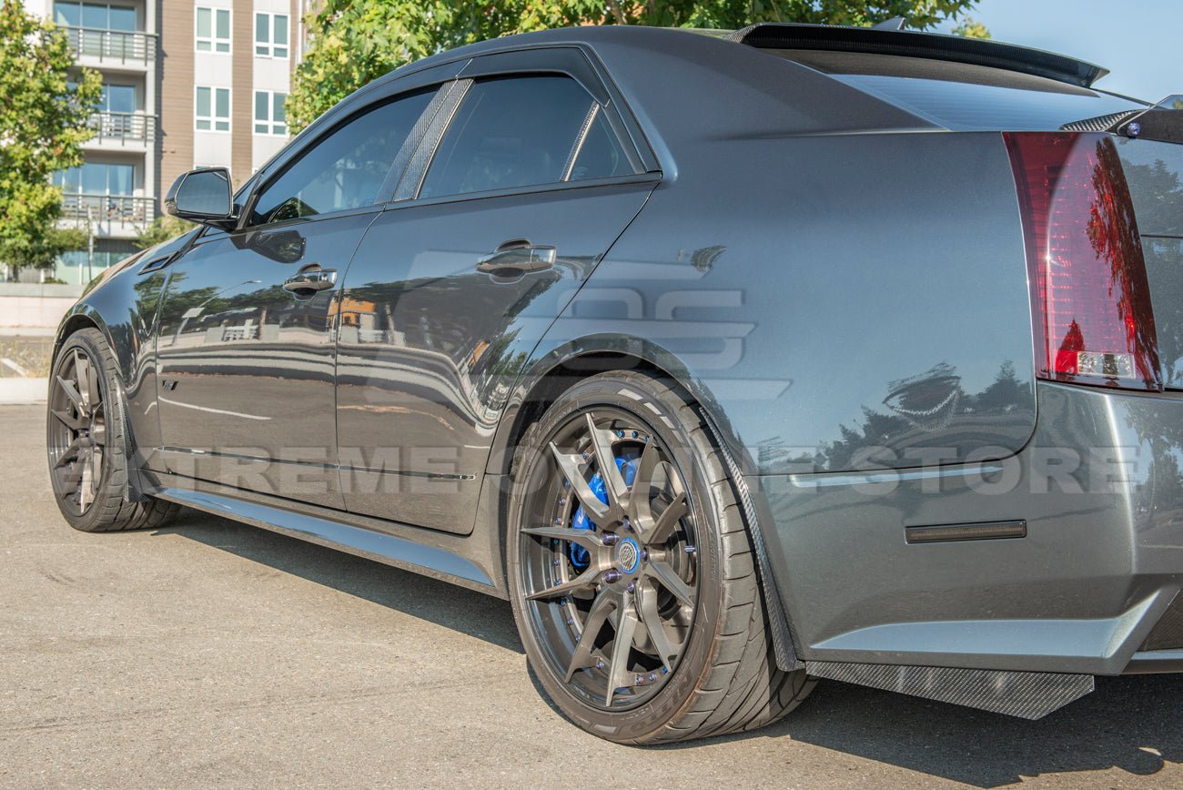 Cadillac CTS-V V2 Carbon Fiber Splash Guards Mud Flaps Sedan 2009-2014