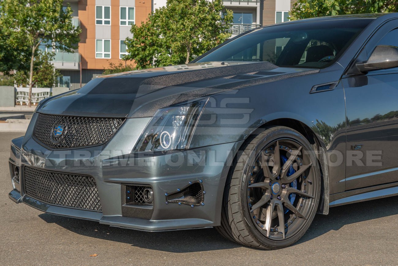 Cadillac CTS-V V2 Carbon Fiber Splash Guards Mud Flaps Sedan 2009-2014