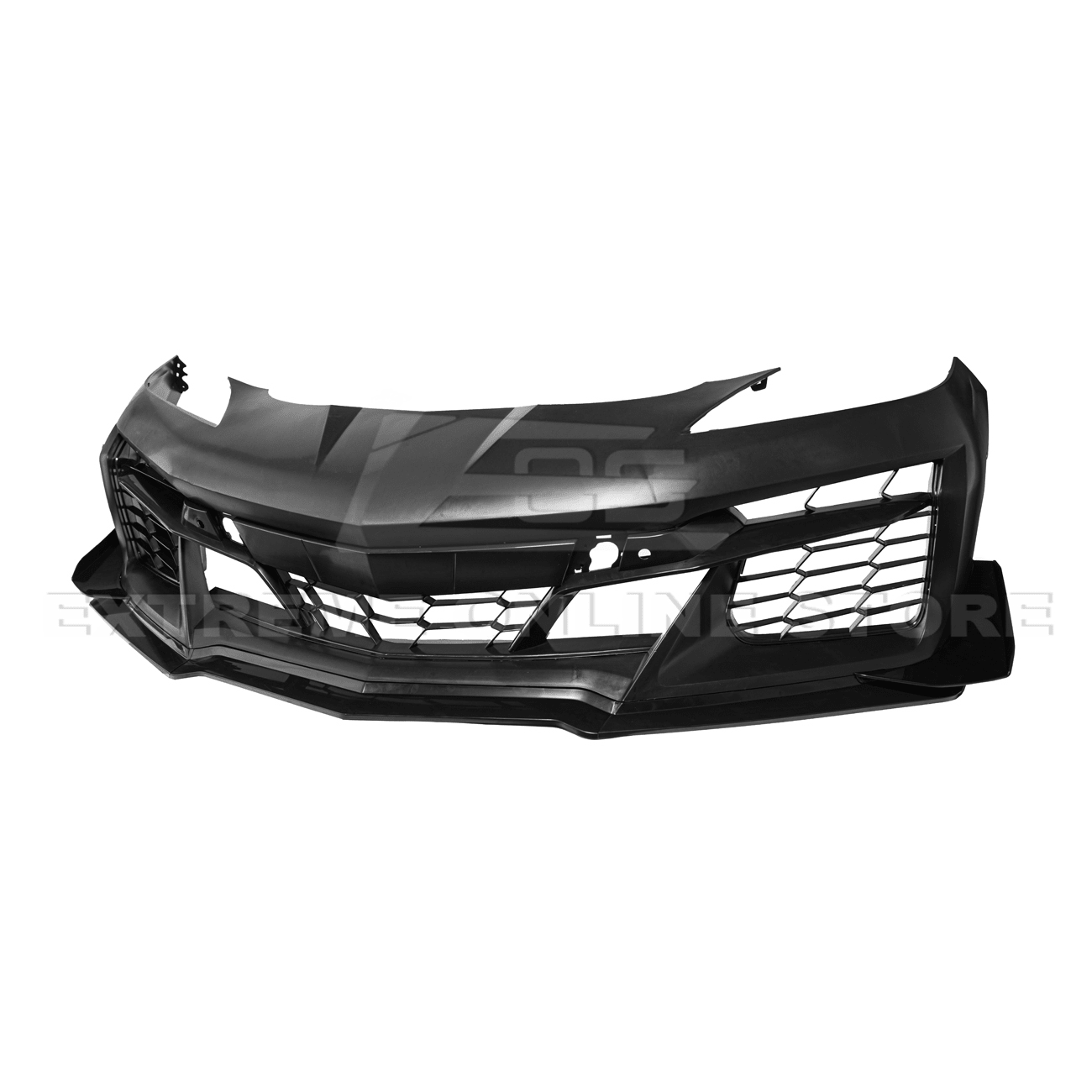 Chevrolet Corvette C8 Z06 Conversion Style Unpainted Front Bumper Kit 2020-2024