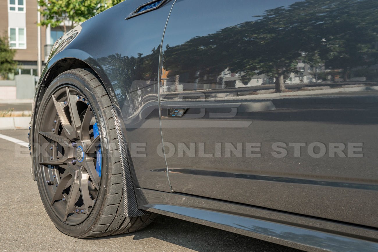 Cadillac CTS-V V2 Carbon Fiber Splash Guards Mud Flaps Sedan 2009-2014
