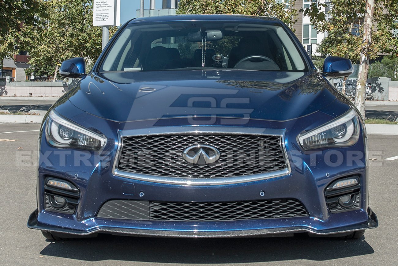Infiniti Q50 Sport Carbon Fiber Front Lip Splitter 2014-2017
