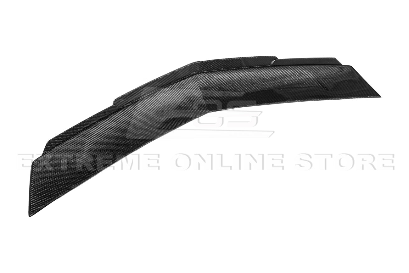Cadillac CTS-V GMX322 Wickerbill Style Carbon Fiber Rear Trunk Spoiler 2009-2015