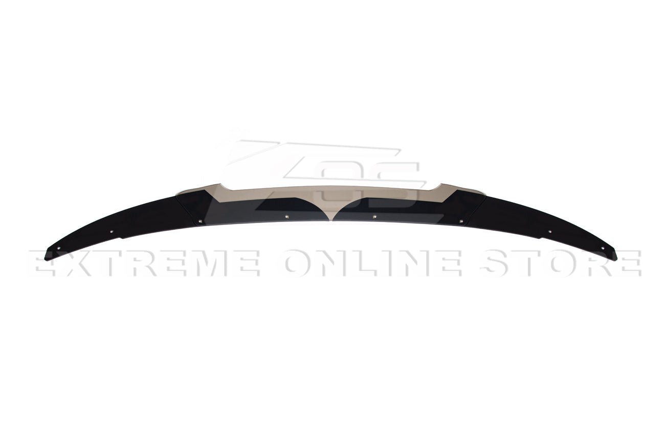 Dodge Charger LD SRT8 Style Wickerbill Rear Spoiler Flap Insert Smoke / Clear 2015-Up
