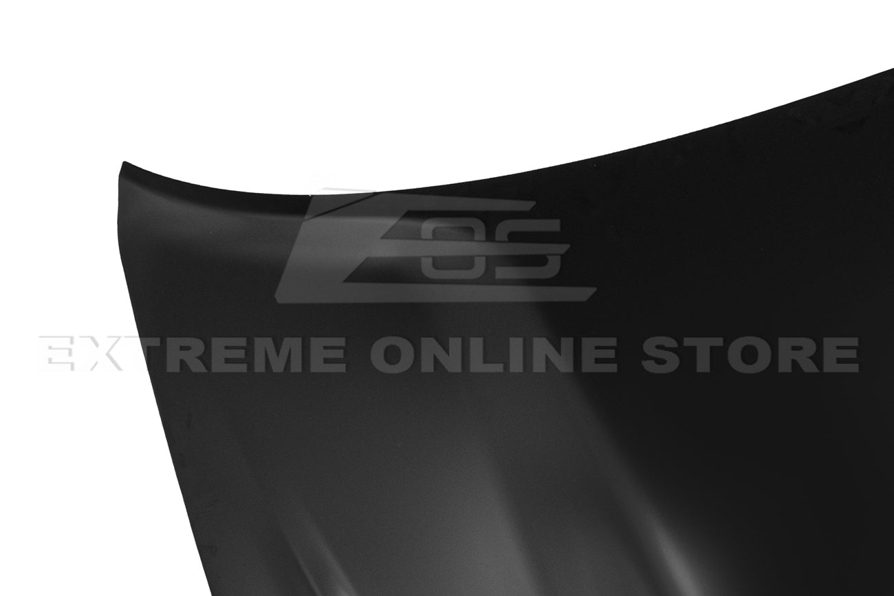Dodge Charger LD SRT Style Primed Black Front Air Vented Hood 2015-Up