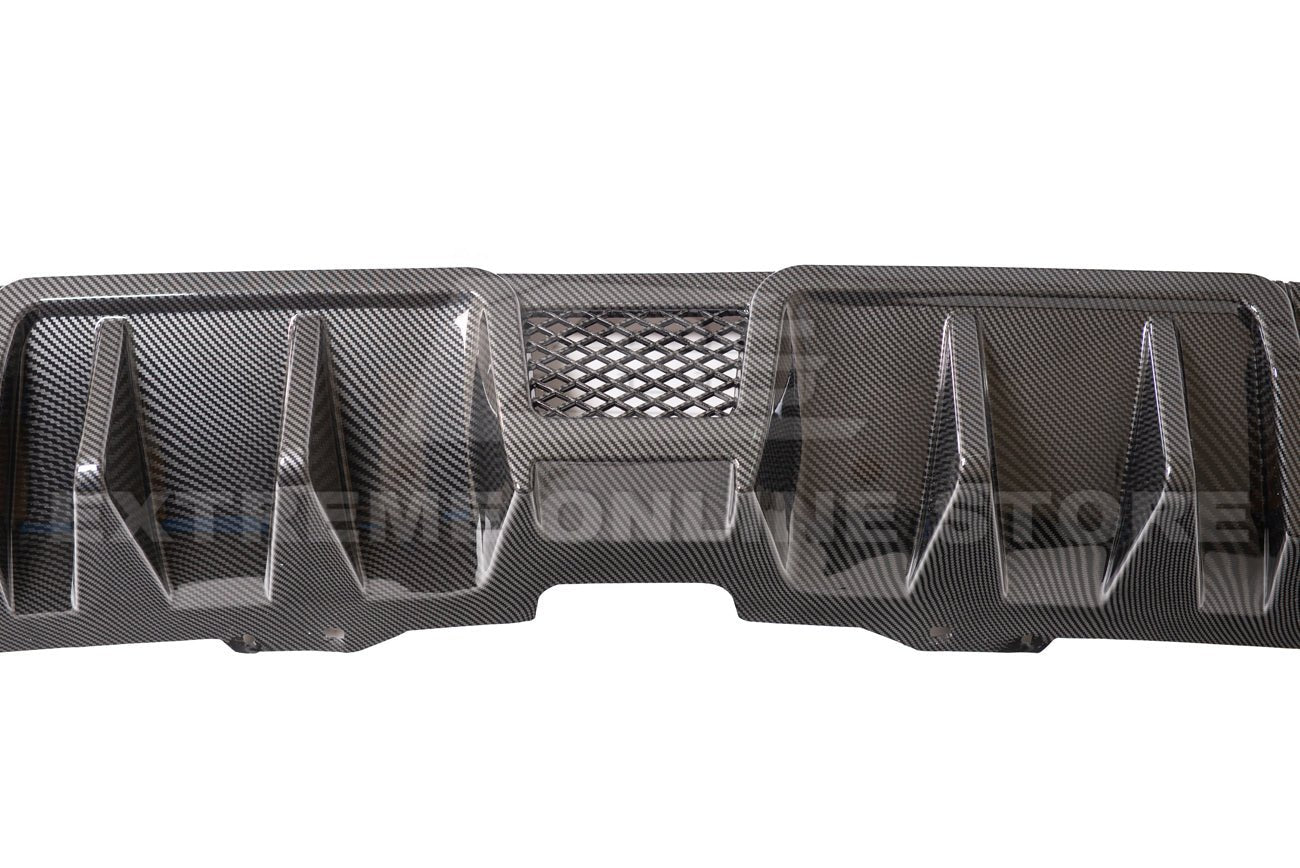 Subaru WRX STI VA Performance Style Gloss Black Carbon Rear Bumper Diffuser 2015-2021