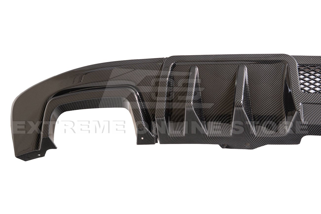 Subaru WRX STI VA Performance Style Gloss Black Carbon Rear Bumper Diffuser 2015-2021